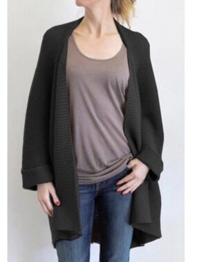 Brochu Walker O/S Alpaca Wool City Cardigan Sweater AS IS